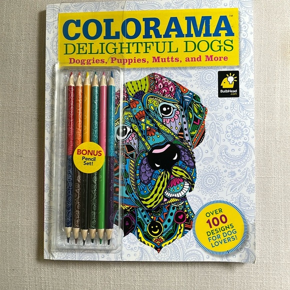 Other - New Colorama Delightful Dogs Coloring Book